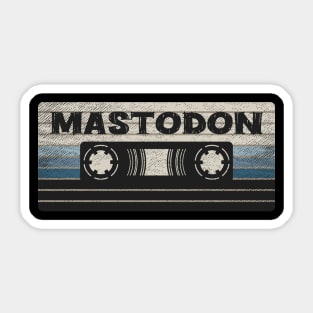 Mastodon Mix Tape Sticker